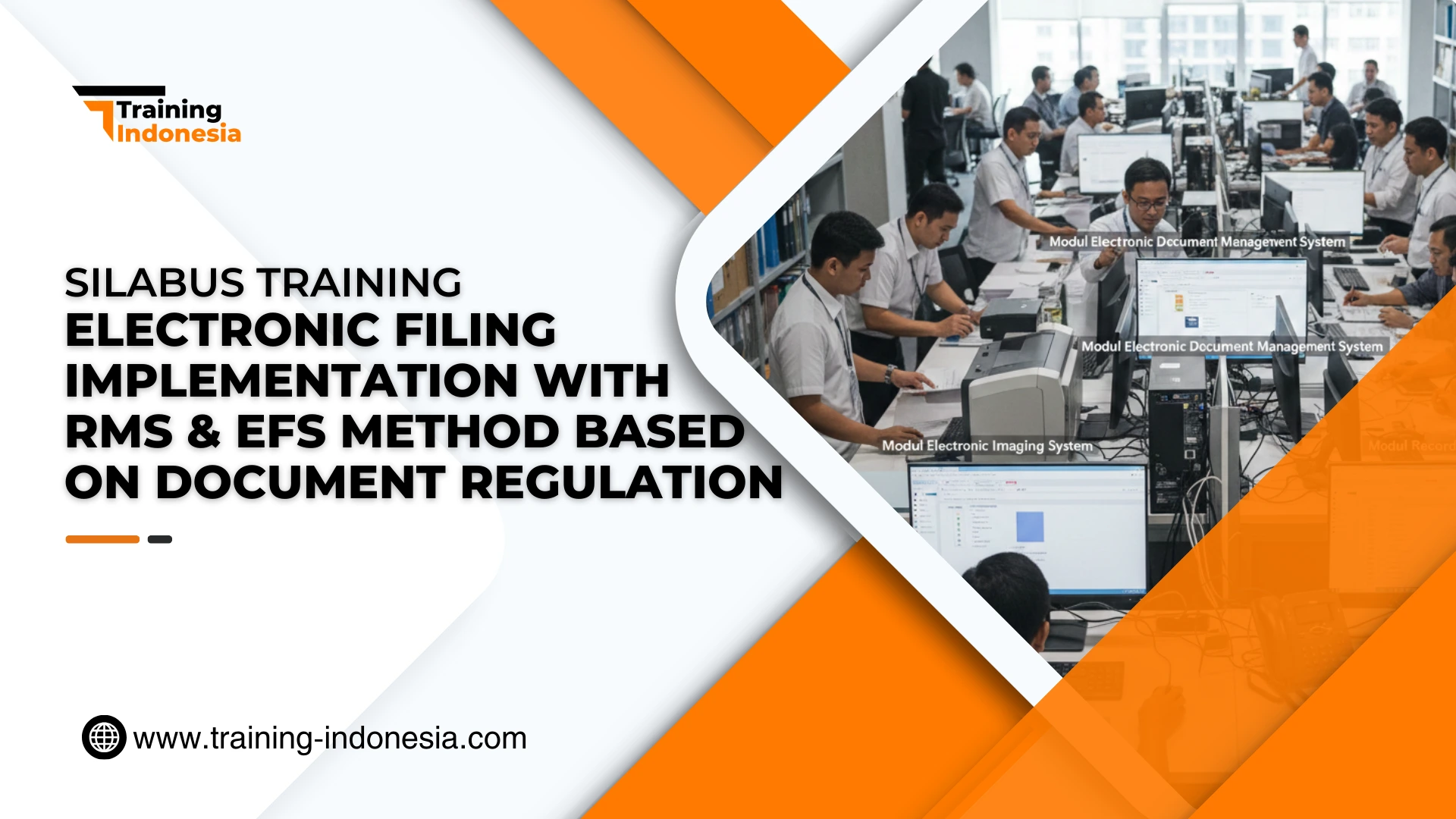 SILABUS Training Electronic Filing Implementation With RMS & EFS Method Based On Document Regulation