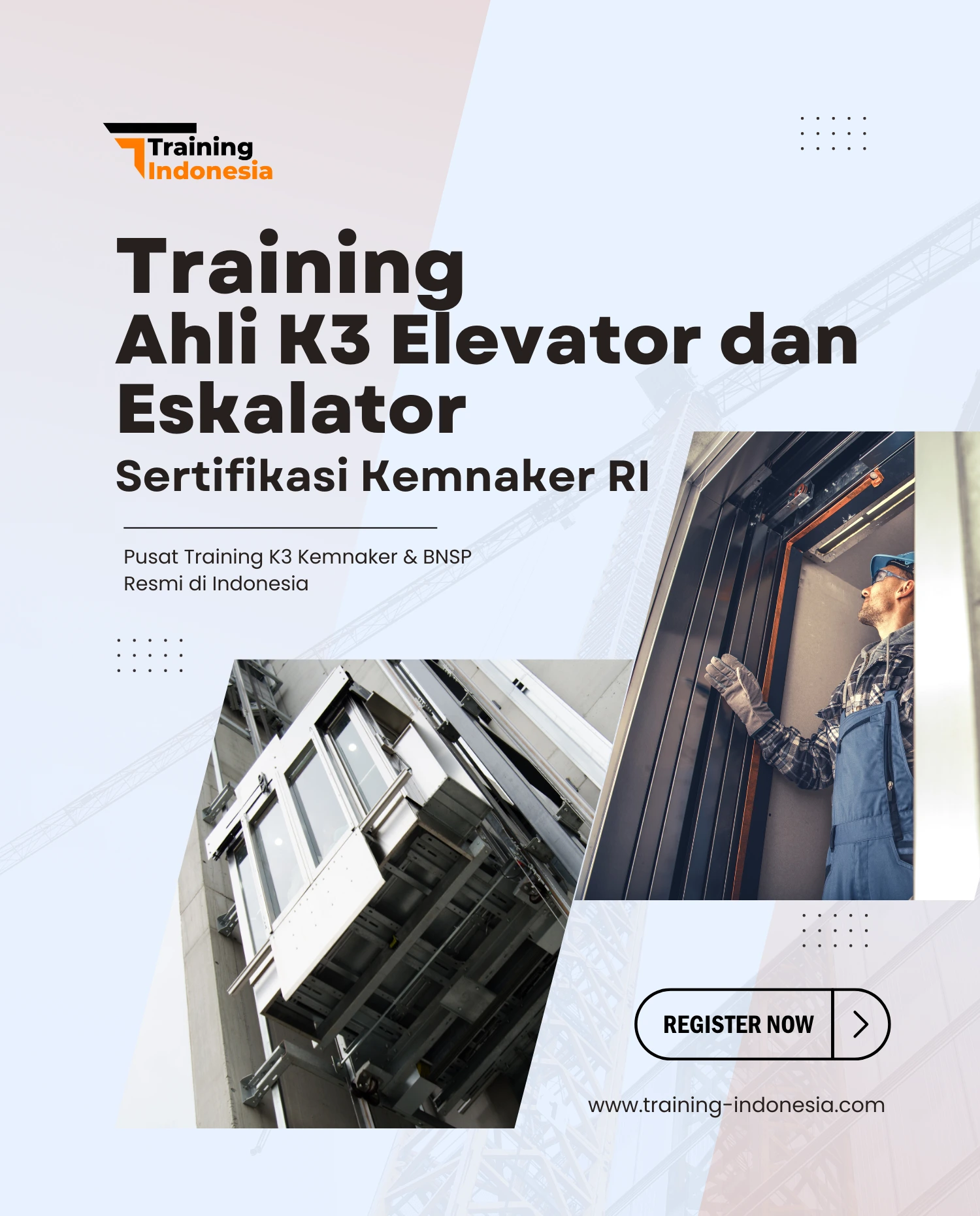 ahli k3 elevator dan eskalator - training indonesia
