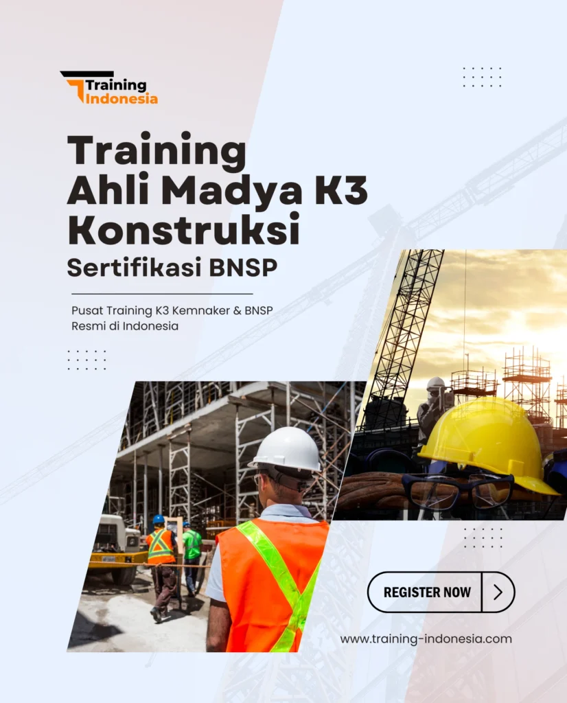 ahli madya k3 konstruksi training indonesia