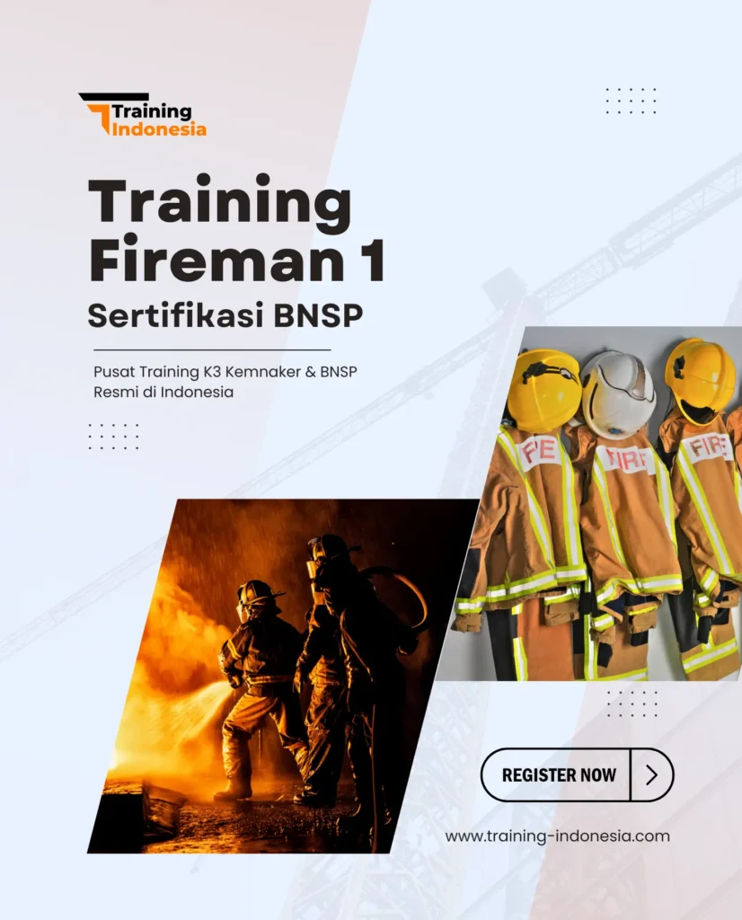 fireman 1 sertifikasi bnsp training indonesia