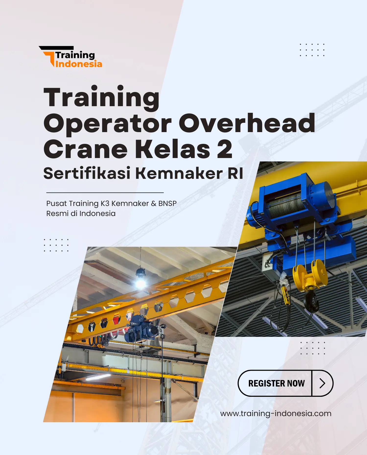 pelatihan operator Overhead crane kelas 2 by training indonesia