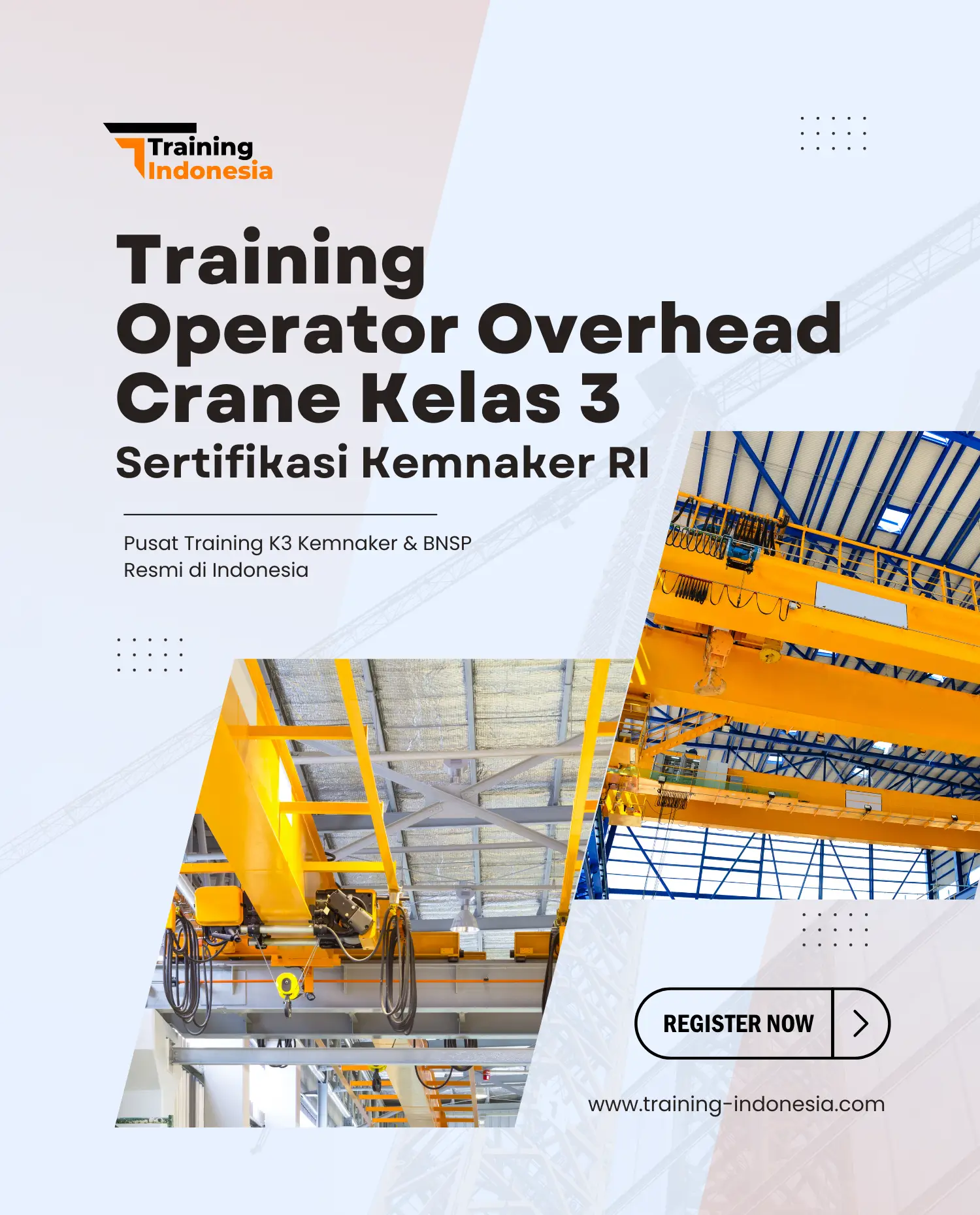 pelatihan operator Overhead crane kelas 3 by training indonesia