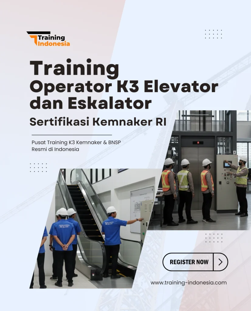 operator k3 elevator dan eskalator - training indonesia