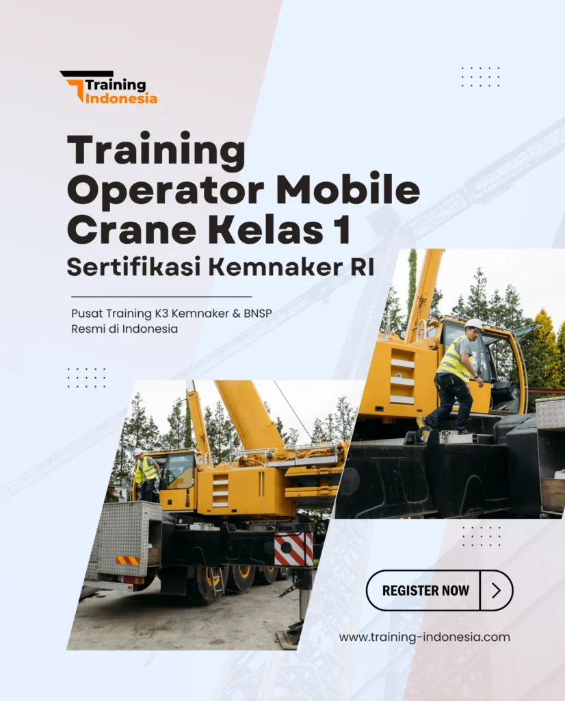 pelatihan operator mobile crane kelas 1 training indonesia