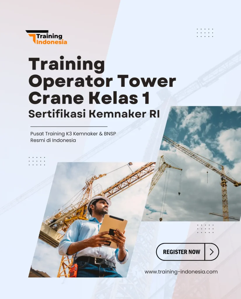 pelatihan operator tower crane kelas 1 by training indonesia