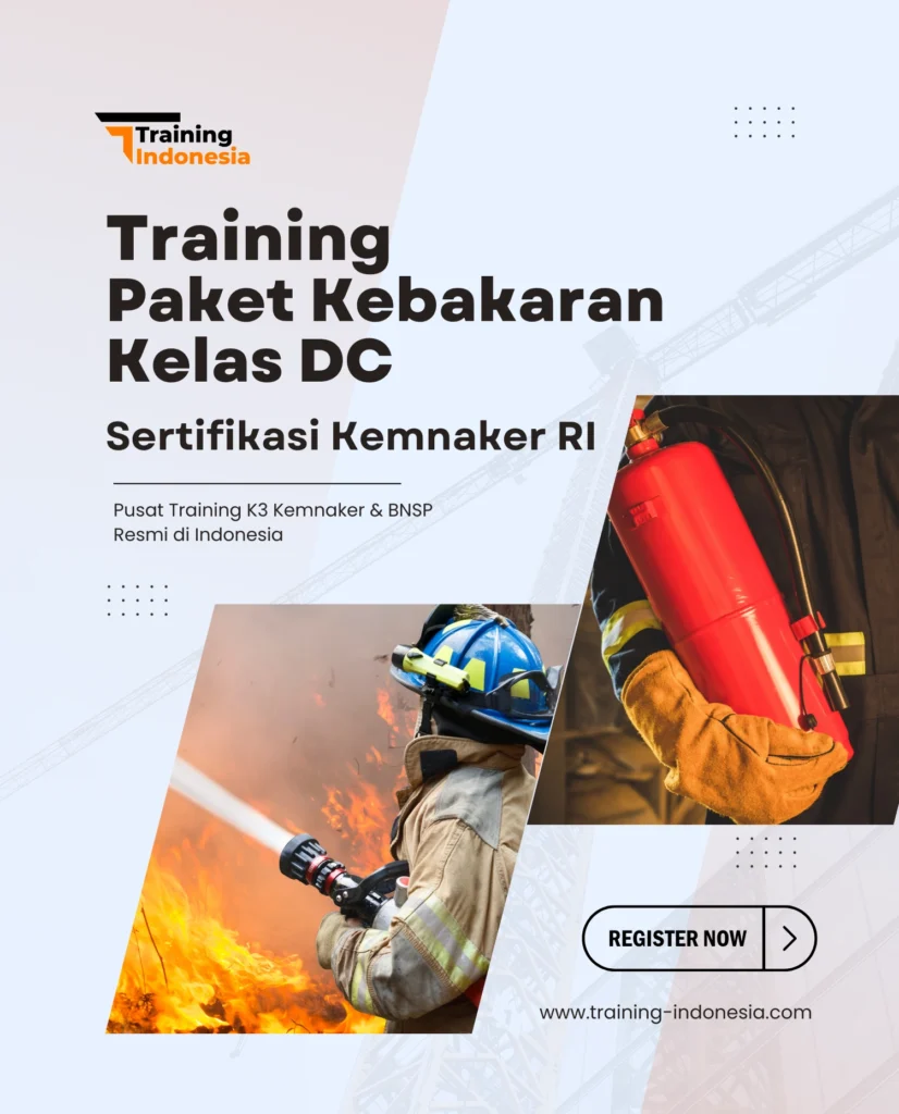 paket kebakaran kelas dc - training indonesia