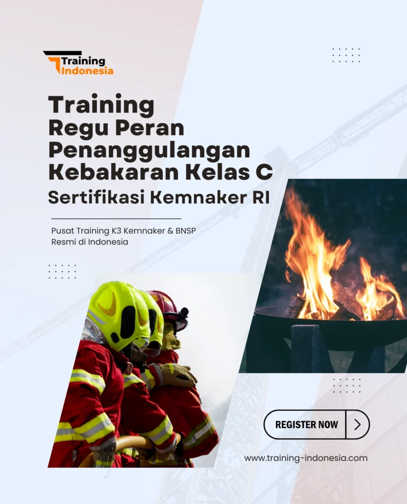 regu peran penanggulangan kebakaran kelas c - training indonesia