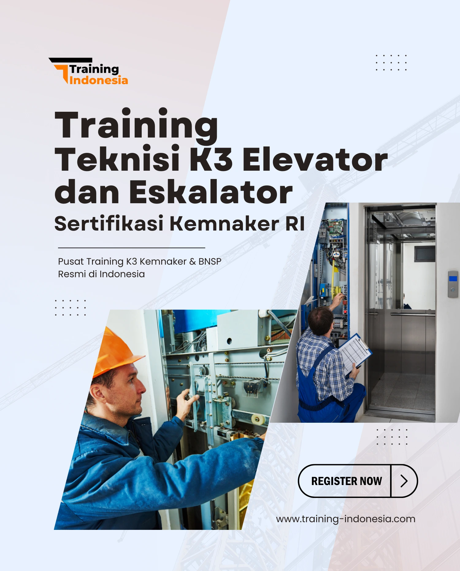 teknisi k3 elevator dan eskalator - training indonesia