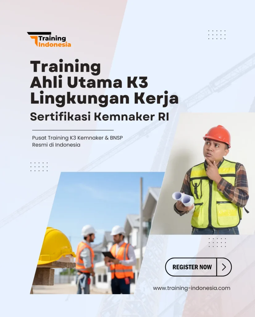pelatihan ahli utama k3 lingkungan kerja by training indonesia