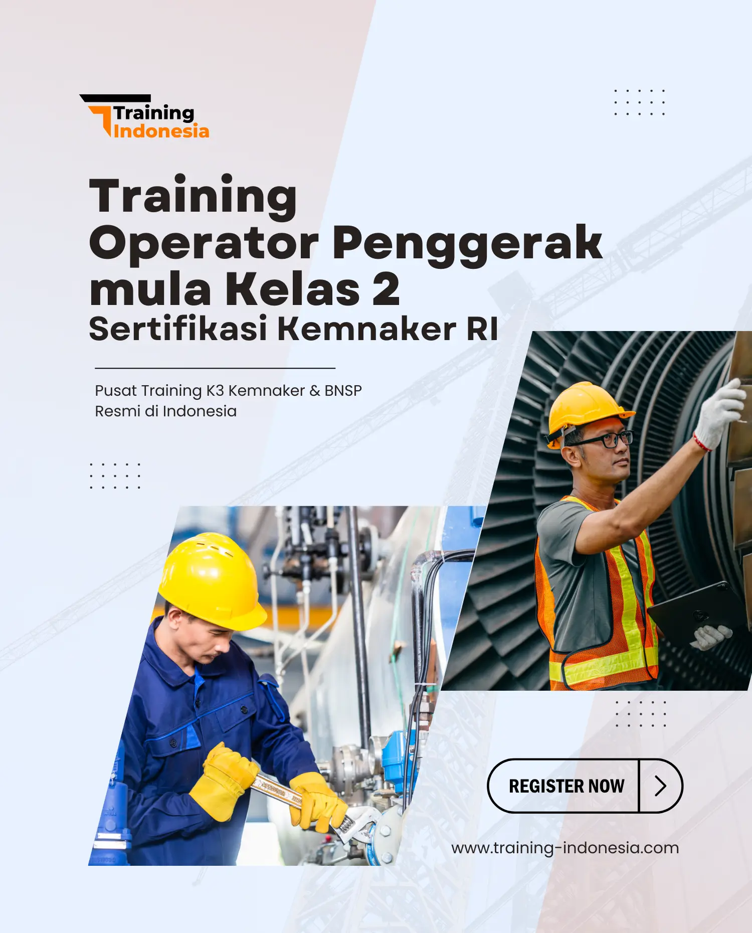 pelatihan operator penggerak mula kelas 2 training indonesia