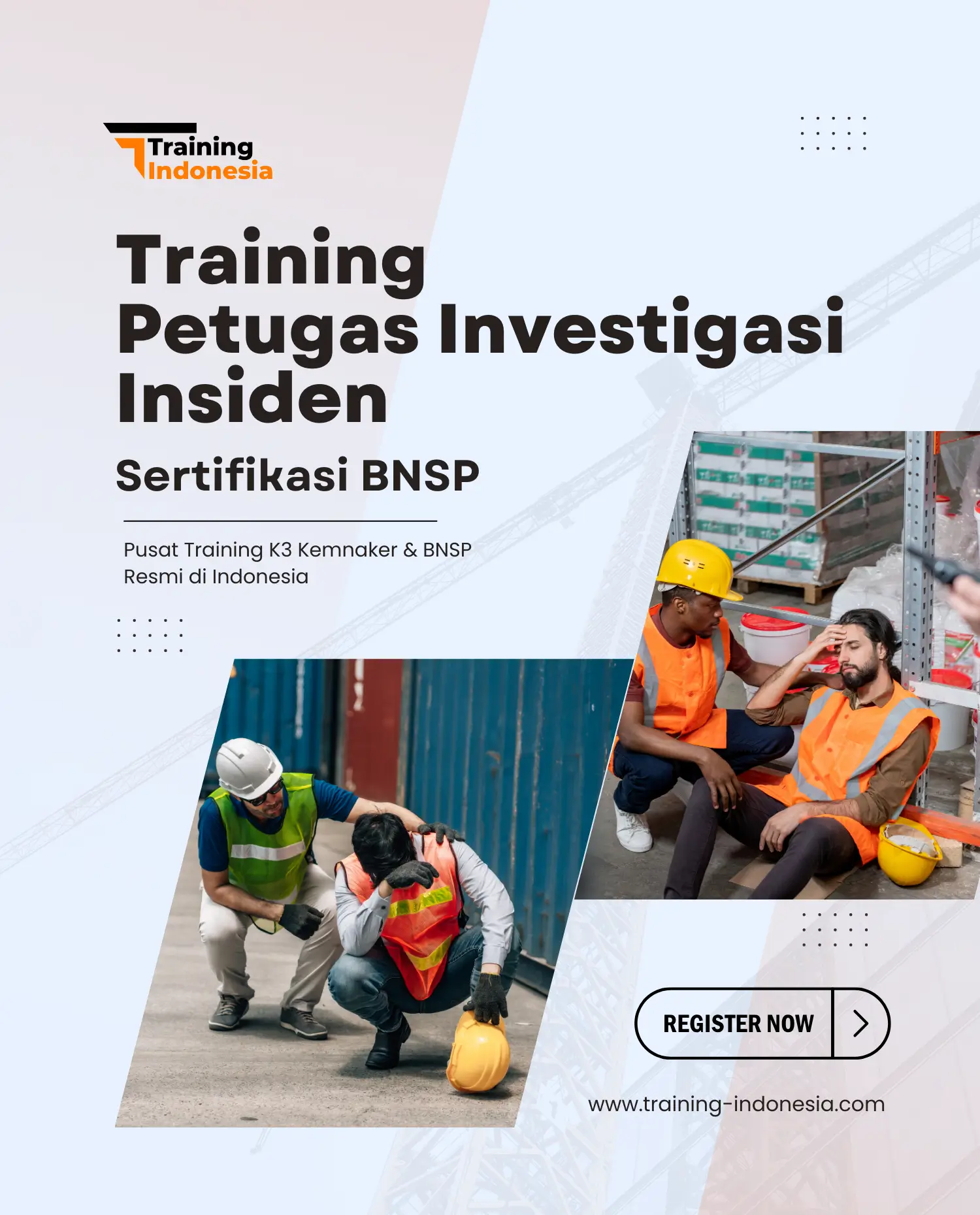 pelatihan petugas investigasi insiden - sertifikasi bnsp training indonesia