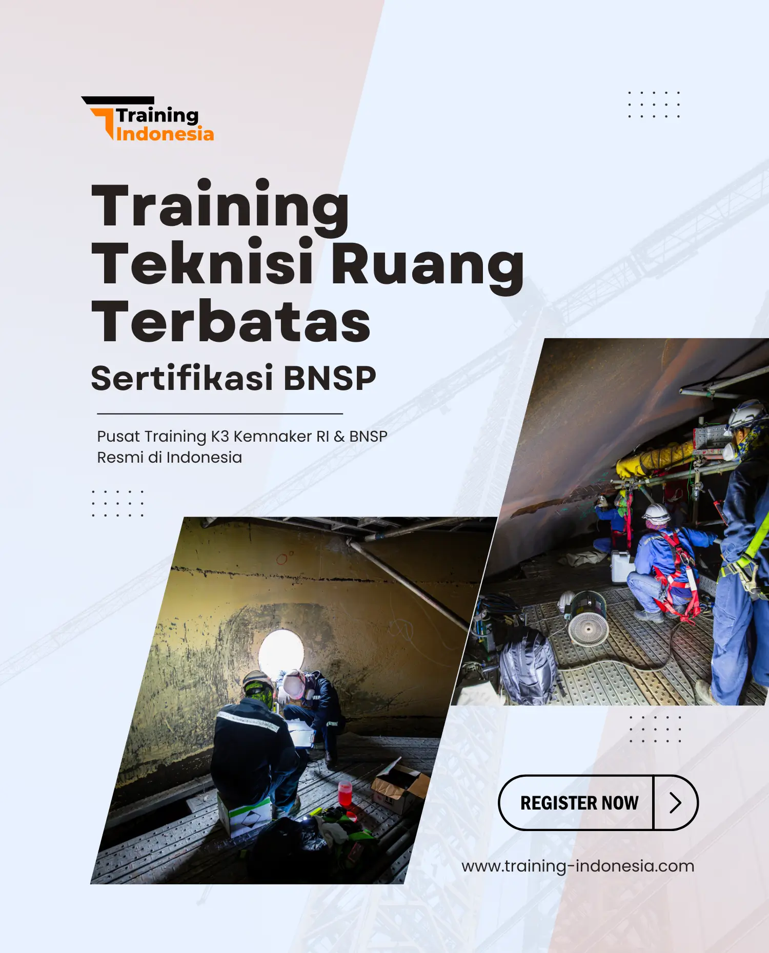 training teknisi ruang terbatas - sertifikasi bnsp training indonesia