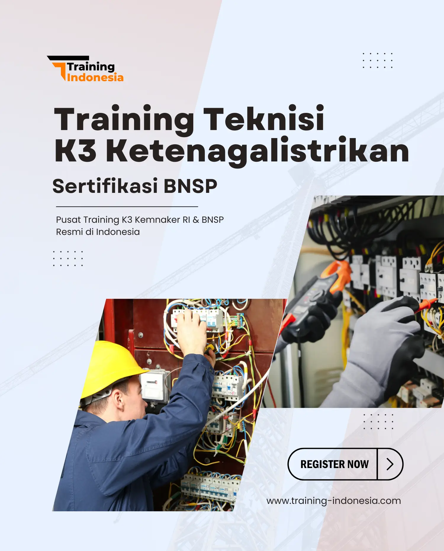 training teknisi k3 ketenagalistrikan - sertifikasi bnsp training indonesia