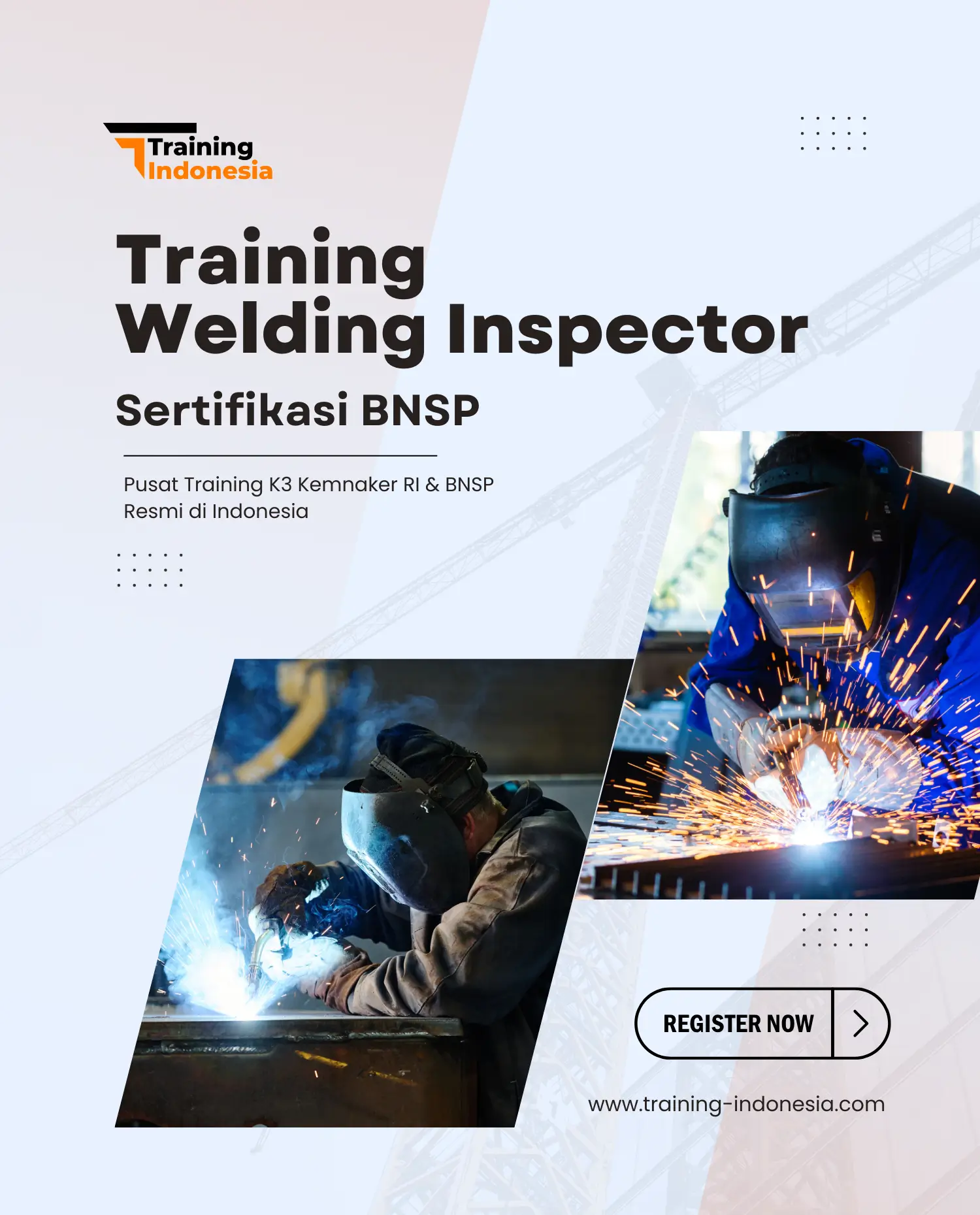 training welding inspector - sertifikasi bnsp training indonesia