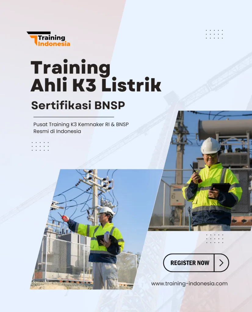 training ahli k3 listrik sertifikasi bnsp - training indonesia