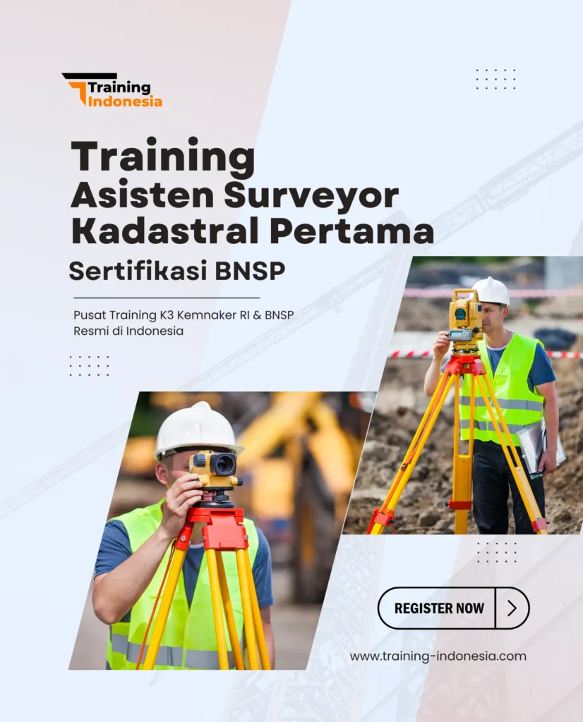 training asisten surveyor kadastral pertama sertifikasi bnsp - training indonesia