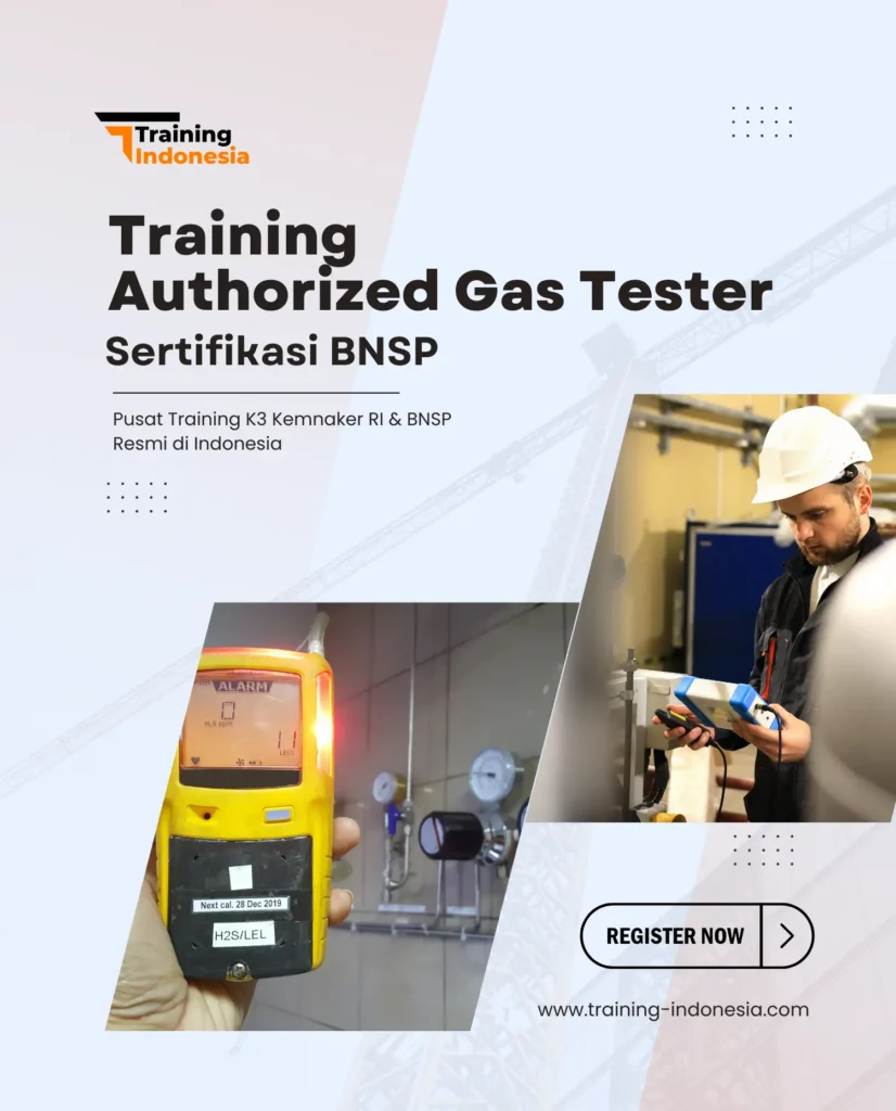 training authorized gas tester sertifikasi bnsp - training indonesia