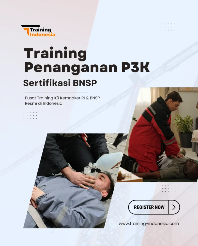 training penanganan p3k sertifikasi bnsp - training indonesia