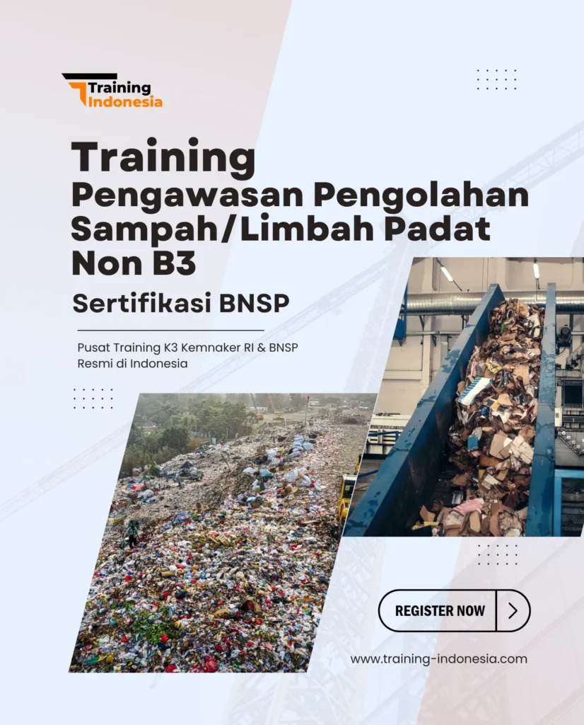 training pengawasan pengolahan sampahlimbah padat non b3 - training indonesia