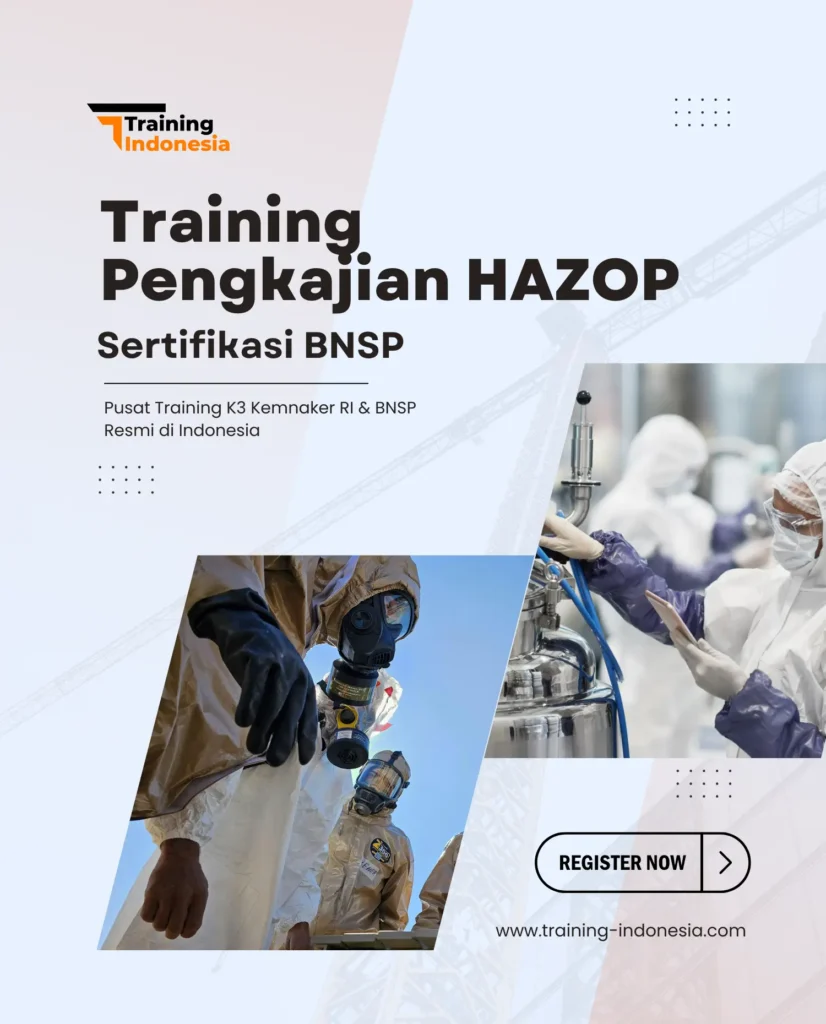 training pengkajian hazop sertifikasi bnsp - training indonesia