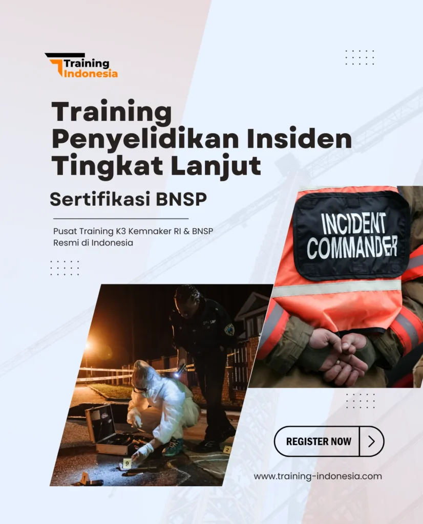 training penyelidikan insiden tingkat lanjut sertifikasi bnsp - training indonesia
