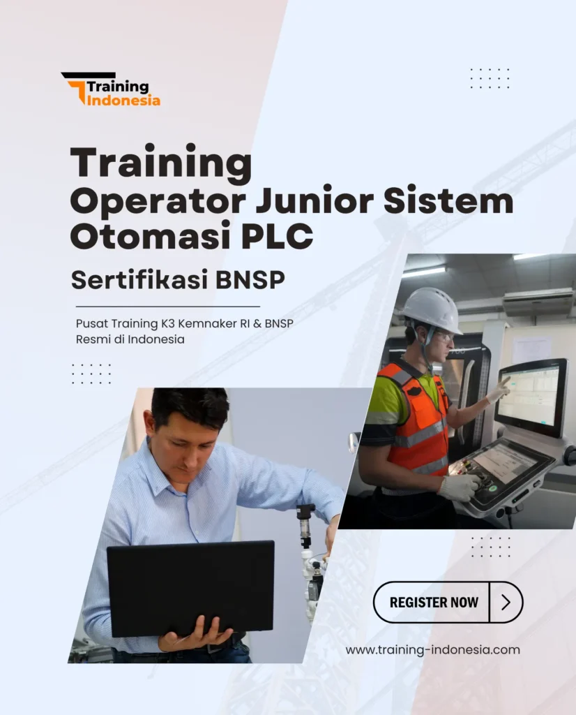 training Operator Junior Sistem Otomasi PLC sertifikasi bnsp - training indonesia