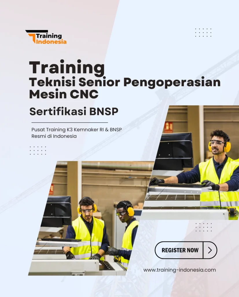 training Teknisi Senior Pengoperasian Mesin CNC sertifikasi bnsp - training indonesia
