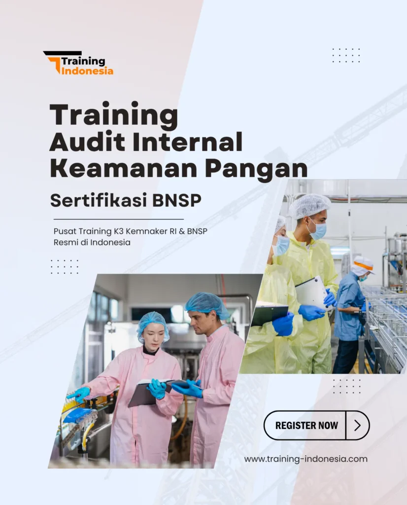 training audit internal keamanan pangan sertifikasi bnsp - training indonesia