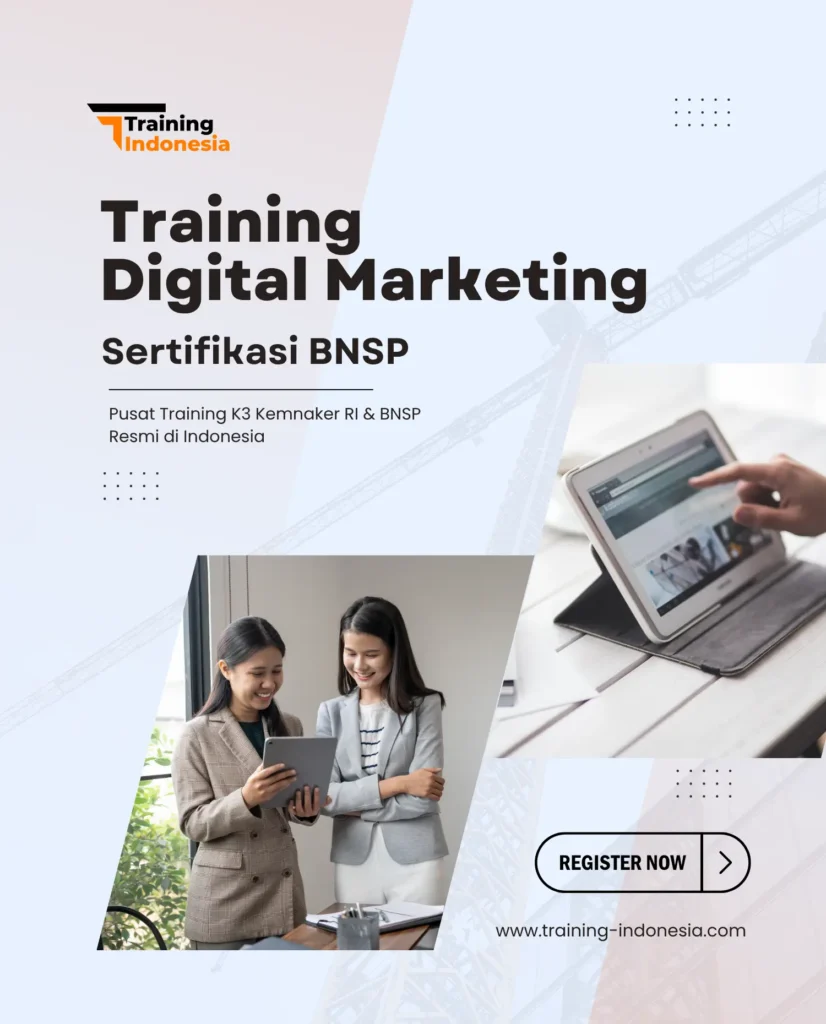 training digital marketing sertifikasi bnsp - training indonesia