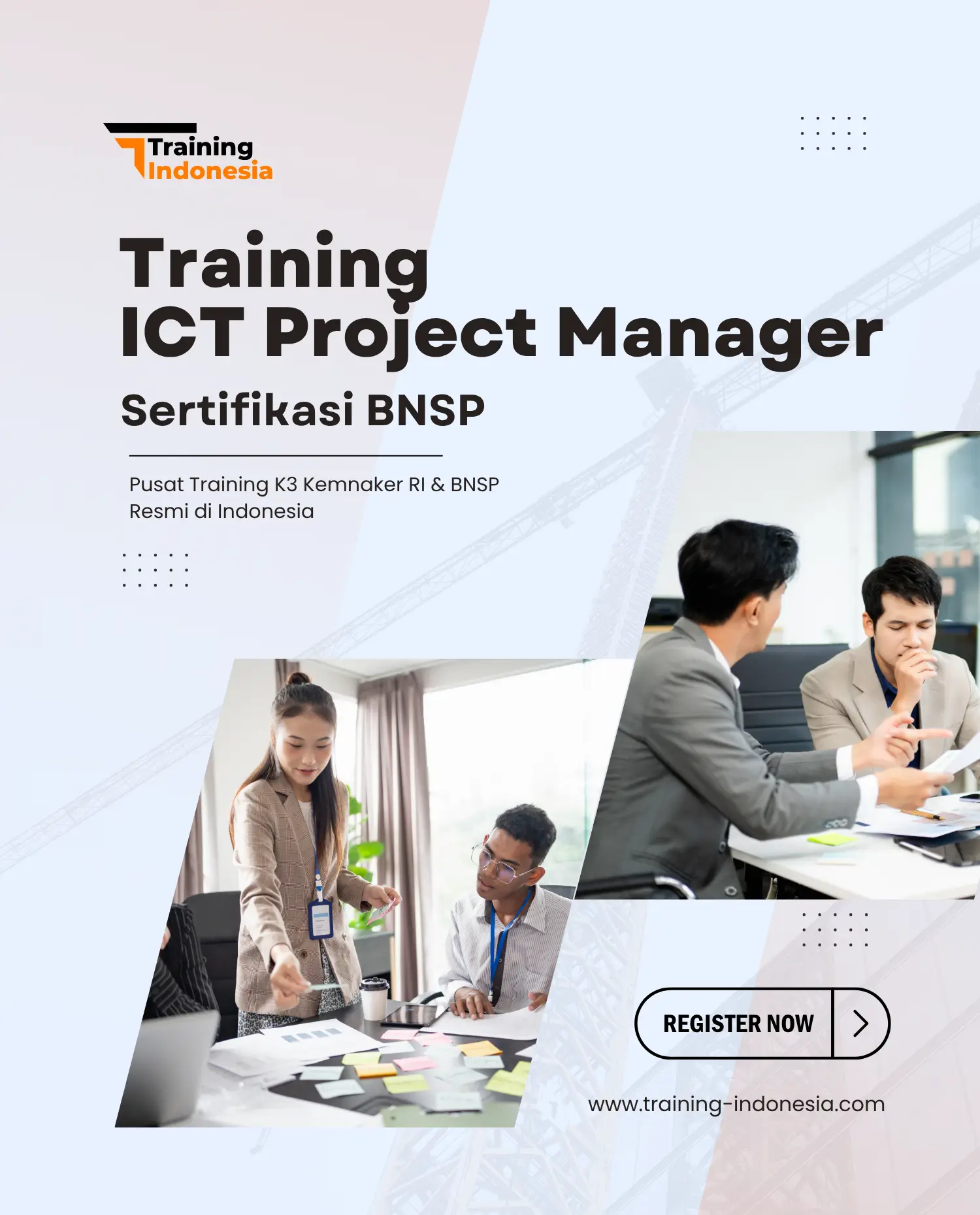 training ict project manager sertifikasi bnsp - training indonesia