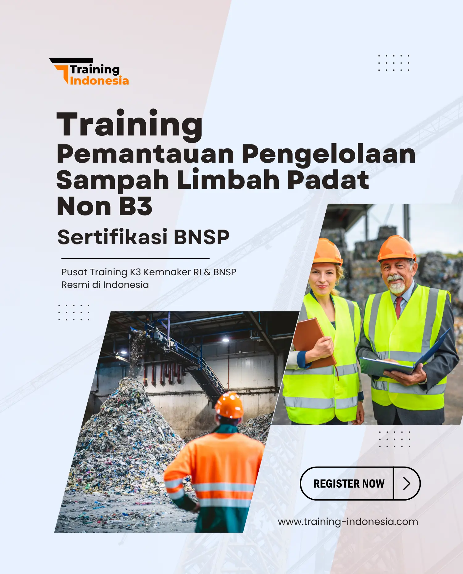 training pemantauan pengelolaan sampah limbah padat non b3 - training indonesia