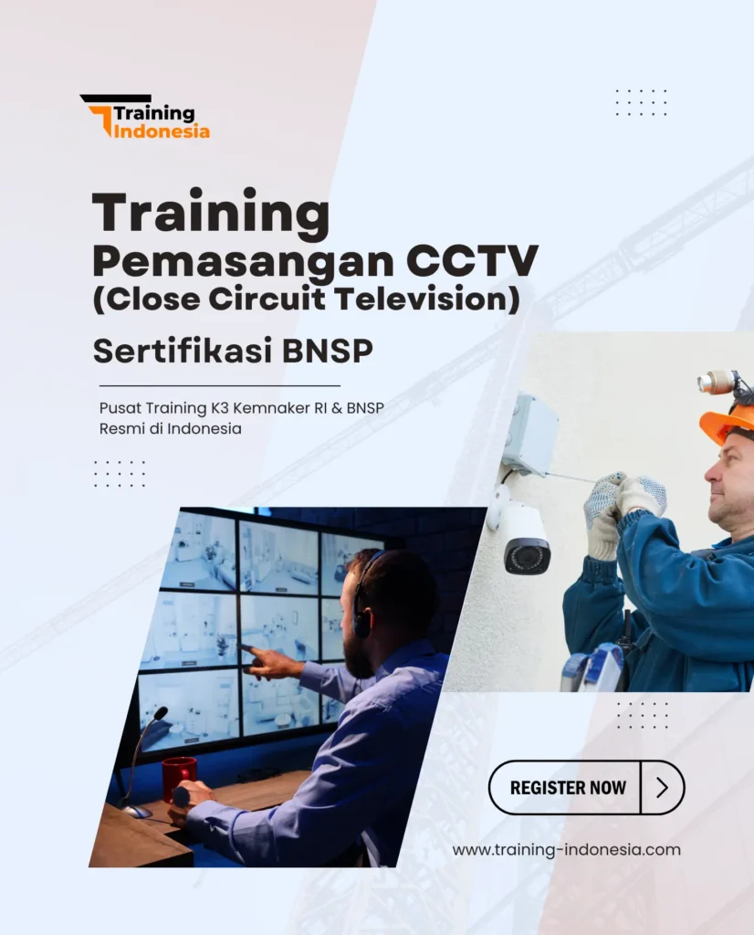 training pemasangan cctv sertifikasi bnsp - training indonesia