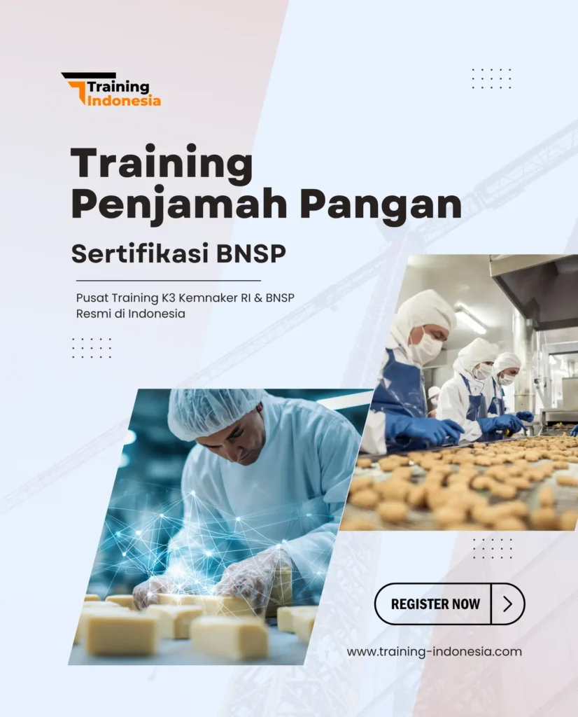 training penjamah pangan sertifikasi bnsp - training indonesia