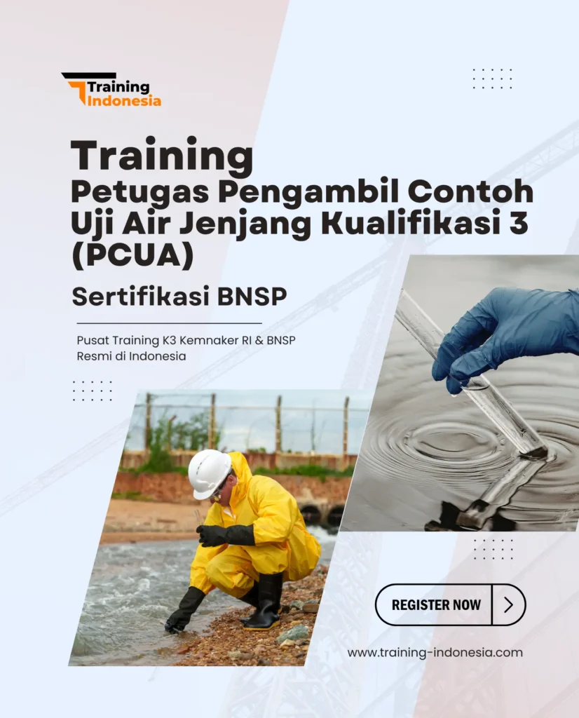 training petugas pengambil contoh uji air jenjang kualifikasi 3 PCUA - training indonesia