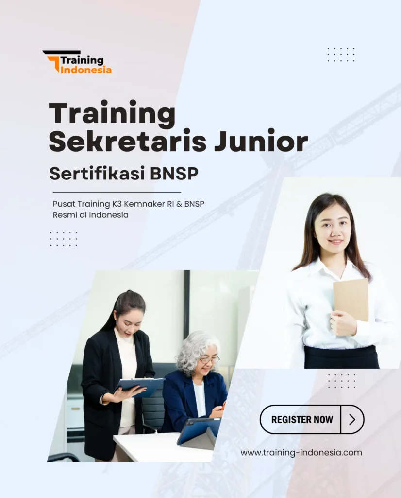 training sekretaris junior sertifikasi bnsp - training indonesia