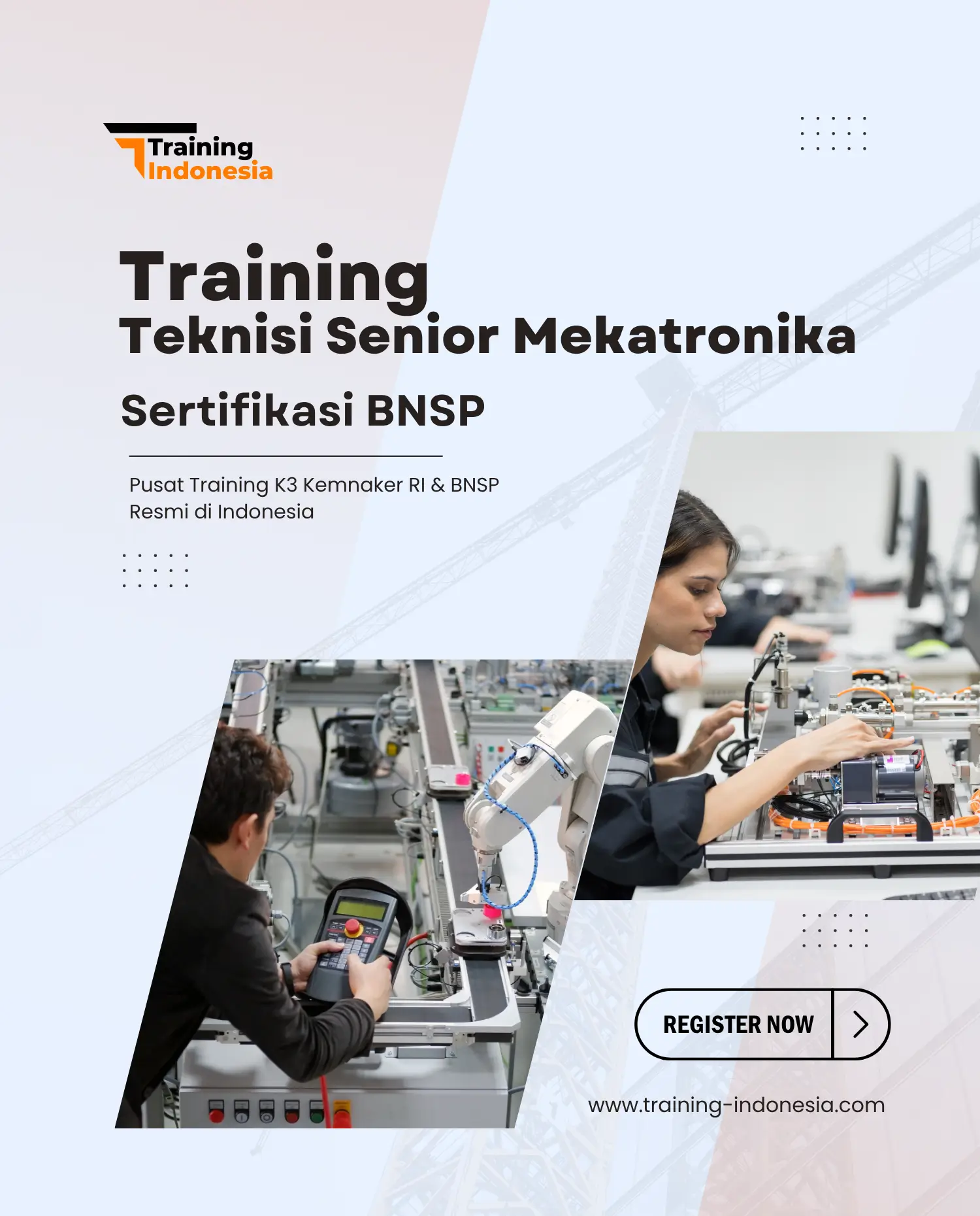 training teknisi senior mekatronika sertifikasi bnsp - training indonesia