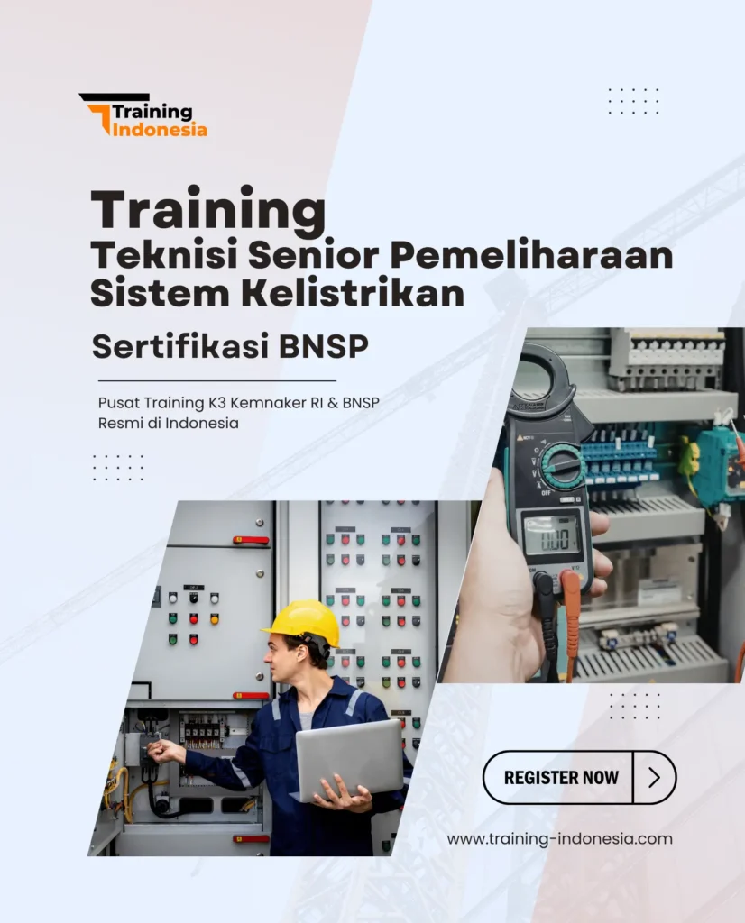 training teknisi senior pemeliharaan sistem kelistrikan sertifikasi bnsp - training indonesia
