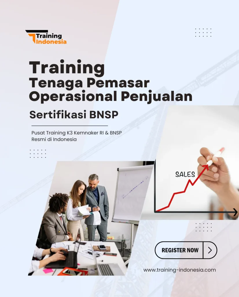 training tenaga pemasar operasional penjualan sertifikasi bnsp - training indonesia