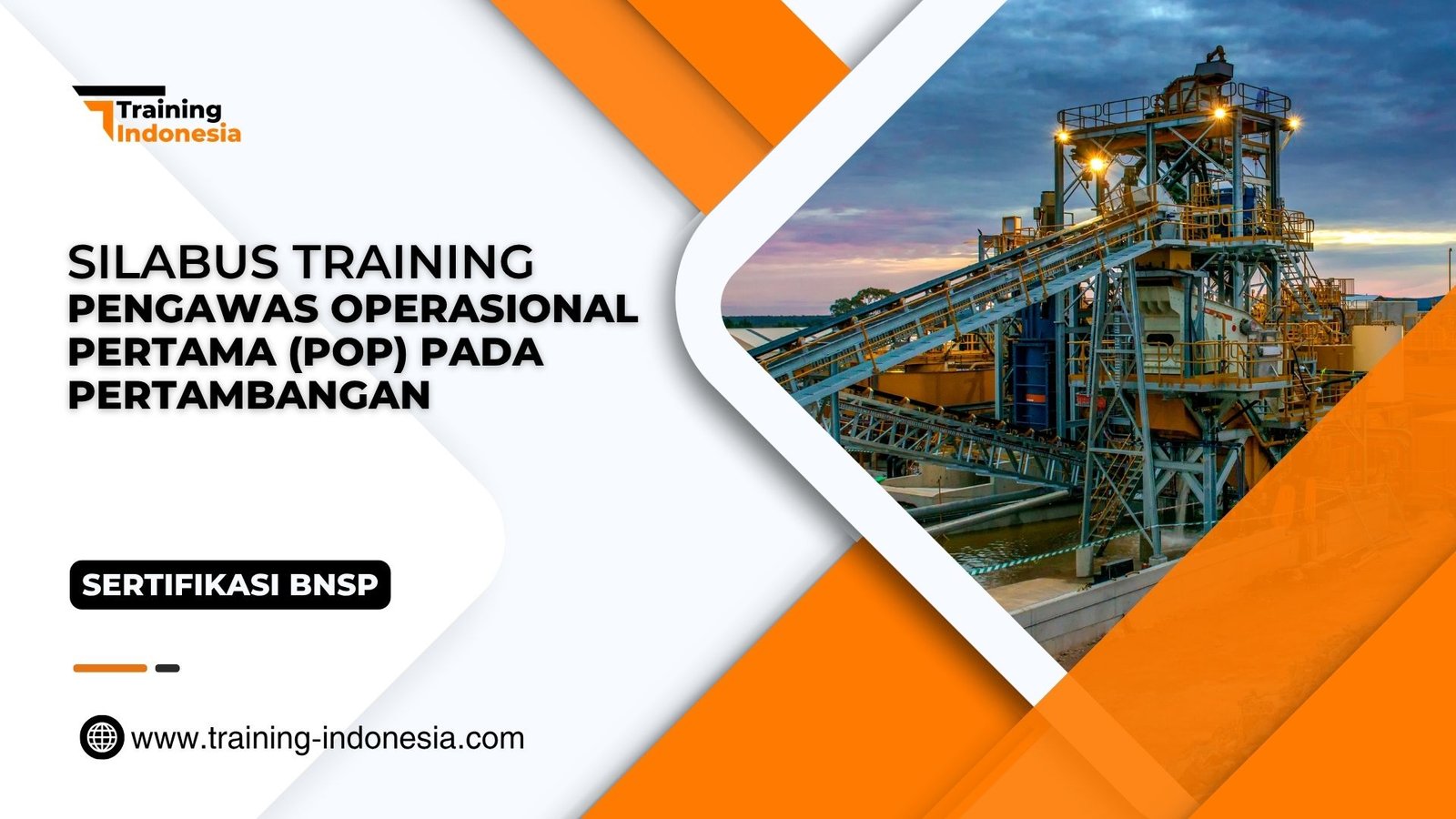 Training POP Pada Pertambangan