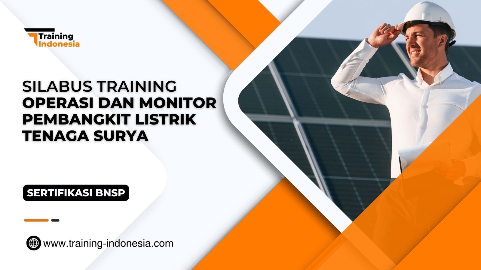 Training Operasi dan Monitor Pembangkit Listrik Tenaga Surya