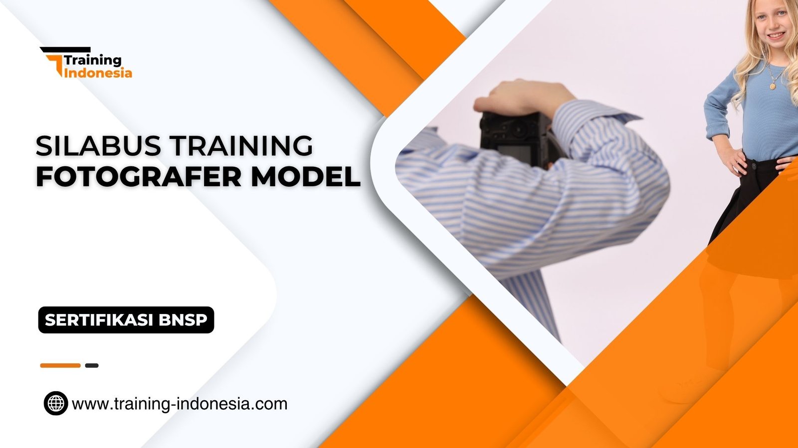 Training Fotografer Model Sertifikasi BNSP